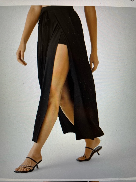 HALARA Dresses & Skirts - HALARA Black Maxi Skirt with High Slit